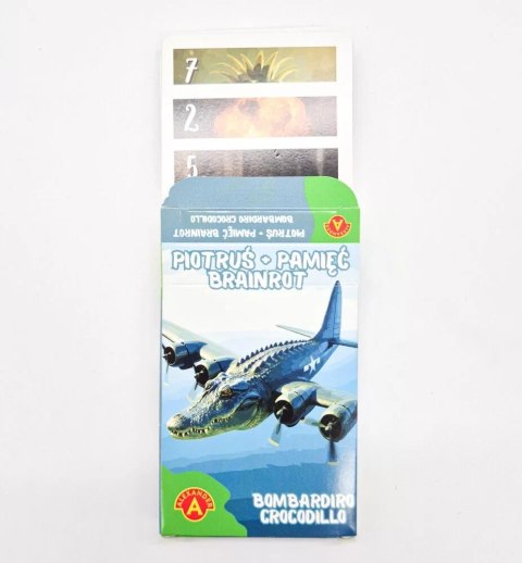 Gra piotruś i pamięć brainrot: bombardiro crocodillo Gra piotruś i pamięć brainrot: bombardiro crocodillo