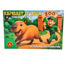 Gra rodzinna gra planszowa kapibary w akcji - ucieczka z zoo