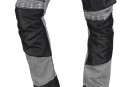 Spodnie robocze DENIM, wzmocnienia Oxford, szare, rozmiar XXL