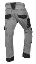 Spodnie robocze DENIM, wzmocnienia Oxford, szare, rozmiar XXL