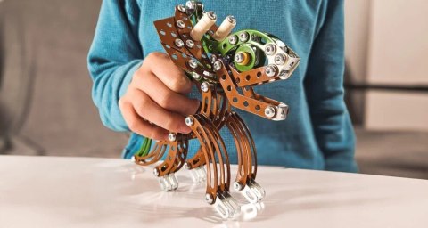 Zestaw konstrukcyjny mały konstruktor dinozaury triceratops Zestaw konstrukcyjny mały konstruktor dinozaury triceratops