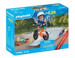 Zestaw z figurką my life 71798 skater z rampą