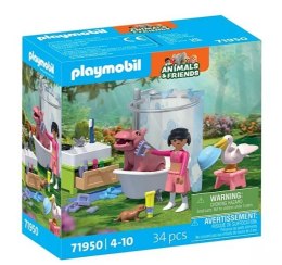 Zestaw z figurkami animals & friends 71950 zwierzęta w kąpieli
