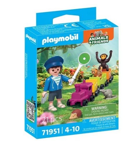 Zestaw z figurkami animals & friends 71951 wycieczka lokomotywą Zestaw z figurkami animals & friends 71951 wycieczka lokomotywą