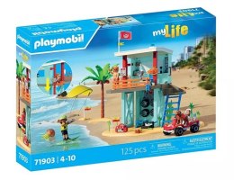 Zestaw z figurkami my life 71903 wieża ratownicza i plażowy samochód buggy