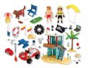 Zestaw z figurkami my life 71903 wieża ratownicza i plażowy samochód buggy