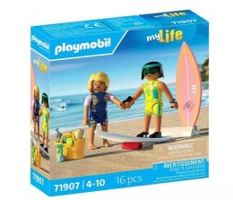 Zestaw z figurkami my life 71907 szkółka surfingowa