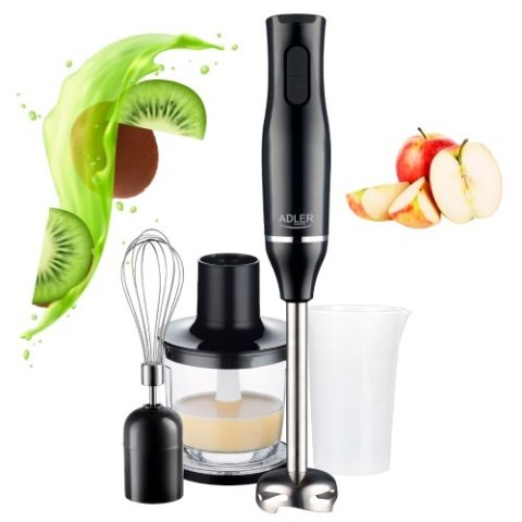 AD 4620 black Blender ręczny-|zestaw | pojemnik 500ml | pojemnik z miarką: 700ml AD 4620 black Blender ręczny-|zestaw | pojemnik 500ml | pojemnik z miarką: 700ml