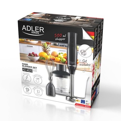AD 4620 black Blender ręczny-|zestaw | pojemnik 500ml | pojemnik z miarką: 700ml AD 4620 black Blender ręczny-|zestaw | pojemnik 500ml | pojemnik z miarką: 700ml