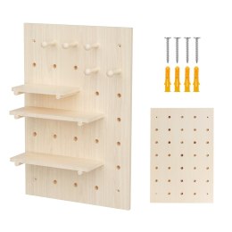 Drewniana tablica organizer Maclean, drewniany, 40x60cm, max. 20kg, MC-130 WD