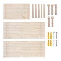 Drewniana tablica organizer Maclean, drewniany, 40x60cm, max. 20kg, MC-130 WD
