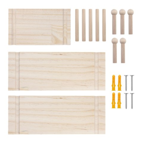 Drewniana tablica organizer Maclean, drewniany, 40x60cm, max. 20kg, MC-130 WD Drewniana tablica organizer Maclean, drewniany, 40x60cm, max. 20kg, MC-130 WD