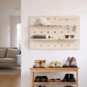 Drewniana tablica organizer Maclean, drewniany, 40x60cm, max. 20kg, MC-130 WD