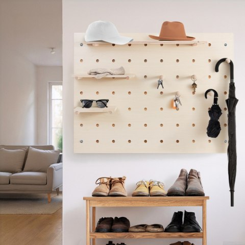 Drewniana tablica organizer Maclean, drewniany, 60x80cm, max. 20kg, MC-131 WD Drewniana tablica organizer Maclean, drewniany, 60x80cm, max. 20kg, MC-131 WD