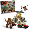 Klocki jurassic world 76976 powietrzna misja z kecalkoatlem i spinozaurem