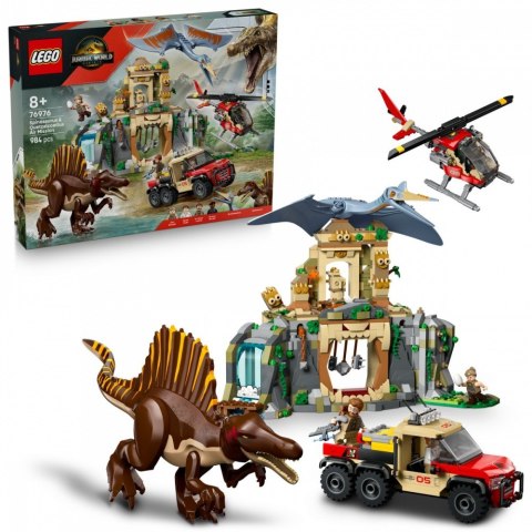 Klocki jurassic world 76976 powietrzna misja z kecalkoatlem i spinozaurem Klocki jurassic world 76976 powietrzna misja z kecalkoatlem i spinozaurem