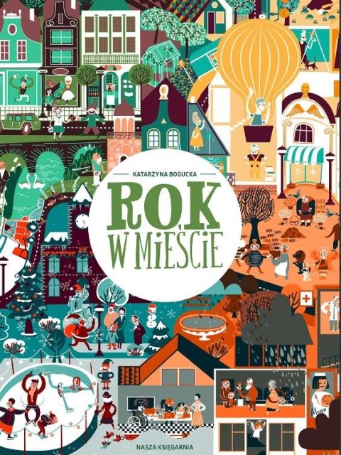 Książeczka rok w mieście Książeczka rok w mieście