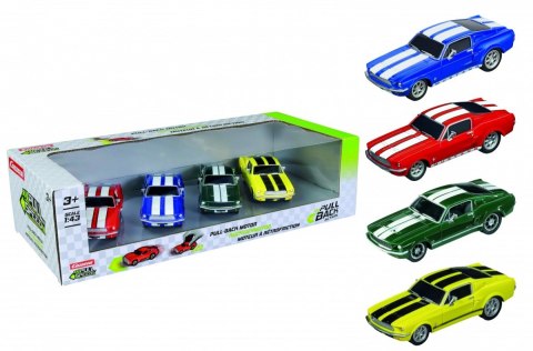 Pojazdy pull & speed ford mustang 67 4-pak Pojazdy pull & speed ford mustang 67 4-pak