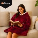 Bluza XXL - koc czerwony Ruhhy 26145