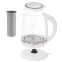 CR 1290 white Czajnik szklany 2,0 l z zaparzaczem oraz regulacją temp.| 60?100°c |