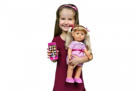 Lalka natalia chodząca ze smartfonem 41cm Lalka natalia chodząca ze smartfonem 41cm