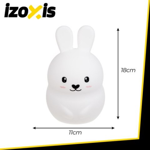 Lampka nocna RGB z pilotem - królik Izoxis 26204 Lampka nocna RGB z pilotem - królik Izoxis 26204