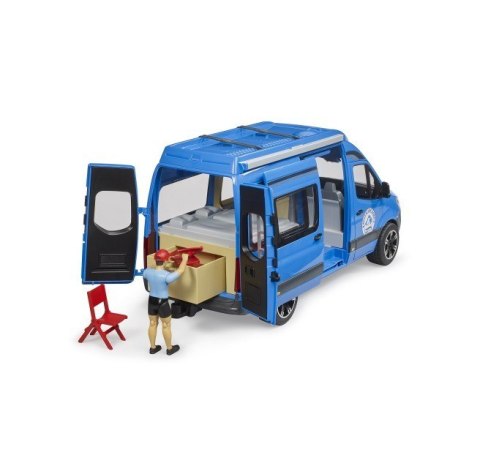 Pojazd mb sprinter camper z figurką i akcesoriami Pojazd mb sprinter camper z figurką i akcesoriami