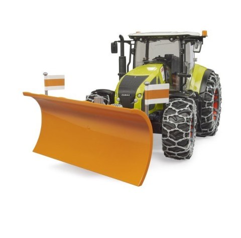 Traktor claas axion 950 z pługiem do śniegu Traktor claas axion 950 z pługiem do śniegu