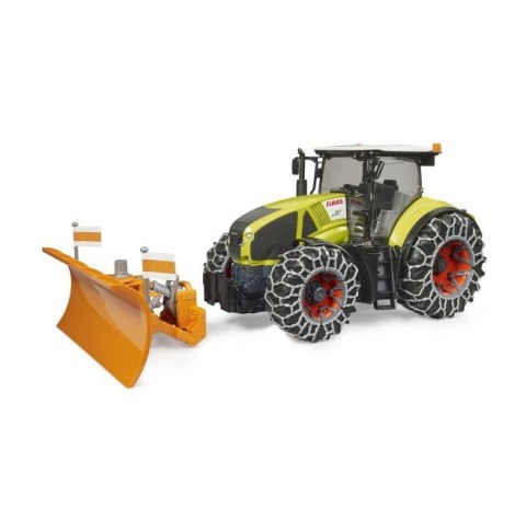 Traktor claas axion 950 z pługiem do śniegu Traktor claas axion 950 z pługiem do śniegu