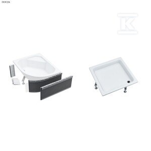 BRODZ.ZEFIR 90X90 GŁ.12CM+OBUD.UNIWERS
