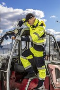 Spodnie robocze ostrzegawcze softshell, żółte, rozmiar XL