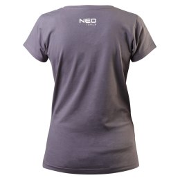 T-shirt damski ciemnoszary, rozmiar L
