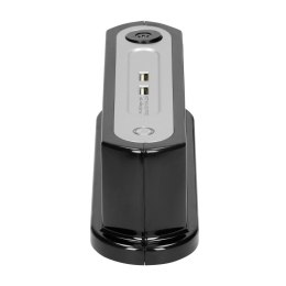 Listwa zasilająca nabiurkowa z wyłącznikiem 3x2P+Z(schuko), ładowarka 2xUSB 2.4A, Ogranicznik przepięć TYP 3, kabel H05VV-F 3x1,