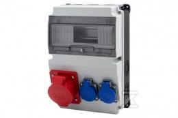 ROZDZ.STAC.LAGO 10M 32/5 2X230V CZ/BI.