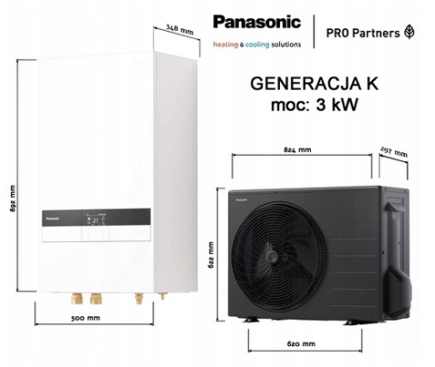 3kW Panasonic seria K 1 fazowa Pompa Ciepła KIT-WC03K3E5 WH-SDC0309K3E5 WH-UDZ03KE5 HIGH-PERFORMANCE 3kW Panasonic seria K 1 fazowa Pompa Ciepła KIT-WC03K3E5 WH-SDC0309K3E5 WH-UDZ03KE5 HIGH-PERFORMANCE