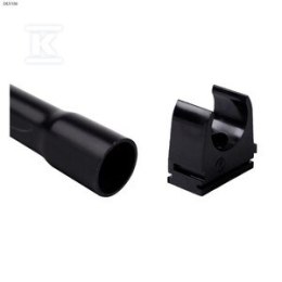 RURA CZARNA UV Z KIELI.1516E + 3 UCHWYTY