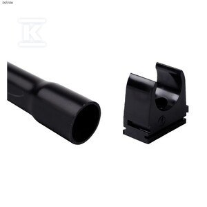 RURA CZARNA UV Z KIELI.1516E + 3 UCHWYTY