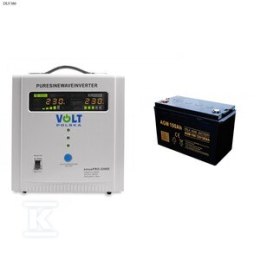 SINUS PRO 2200 E 12/230V +AGM 12V 100AH