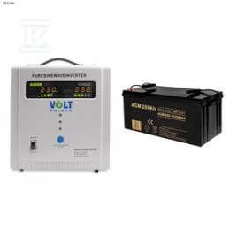 SINUS PRO 2200 E 12/230V +AGM 12V 200AH