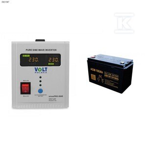 SINUS PRO 500 E 12/230V +AGM 12V 100AH
