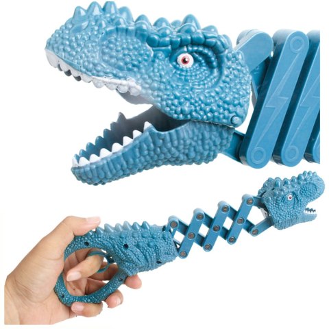 Gryzący Dinozaur Chwytak Pistolet Niebieski Gryzący Dinozaur Chwytak Pistolet Niebieski