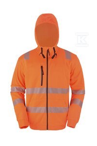BLUZA HI-VI (FLUO) POMARAŃCZOWA XL