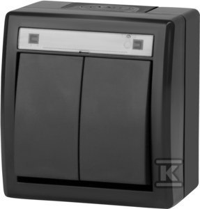 ŁĄCZ.ŚWIECZNIK.N/T IP55 ANTRA.AQUANT2