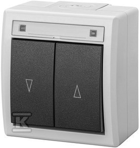 ŁĄCZ.ZW.ŻALUZJO. N/T IP55 SZARY AQUAN