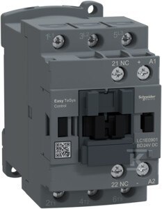 STYCZ.EASYTS 3P 9A AC3 4KW 24V DC 1NC