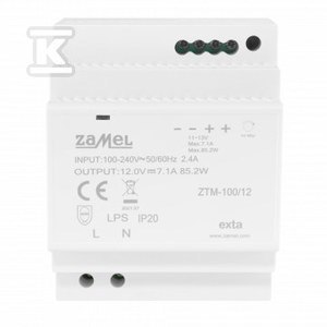 ZASILACZ 100W 12V ZTM-100/12