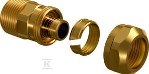 ZŁĄCZKA MOSIĘŻNA WIPEX PN10 20XGZ3/4