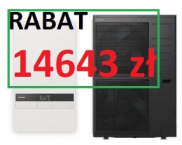 9kW seria K Panasonic Pompa Ciepła KIT-WC09K3E8 WH-SDC09K3E8 WH-UDZ09KE8 HIGH-PERFORMANCE 3FAZOWA