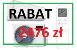 3,5kW Klimatyzacja Manta chodzi/grzeje 3,4kW/3,5kW A++/A+++ BAC012NN-I /O12000BTU SPLIT
