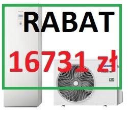 7kW POMPA CIEPŁA all-in-one Panasonic seria J- Aquarea 1-fazowa | KIT-ADC7JE5-SM